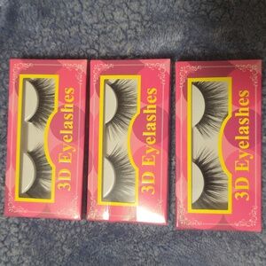 3D Eyelashes Set in Pink Packaging